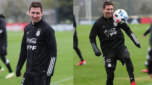 梅西训练视频,梅西训练场上的高效技巧与专注态度